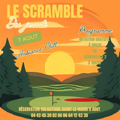 07/08/2025 - SCRAMBLE DU JEUDI SOIR