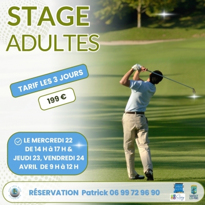 22/04/2026 - Stage Adultes - 22, 23 & 24 Avril