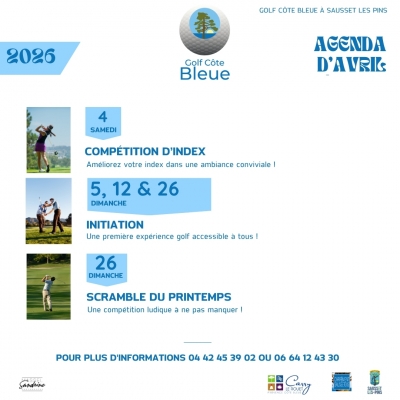 01/04/2026 - Agenda Avril 2026