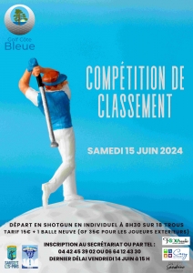 07/06/2024 - COMPETITION DE CLASSEMENT samedi 15 juin 2024