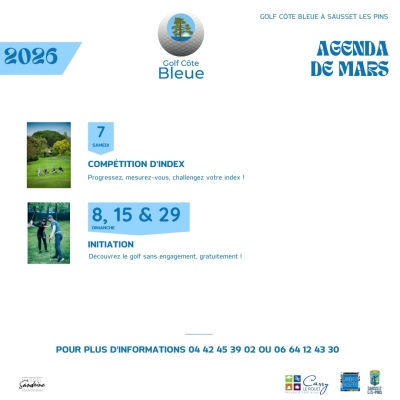 01/03/2026 - Agenda Mars 2026