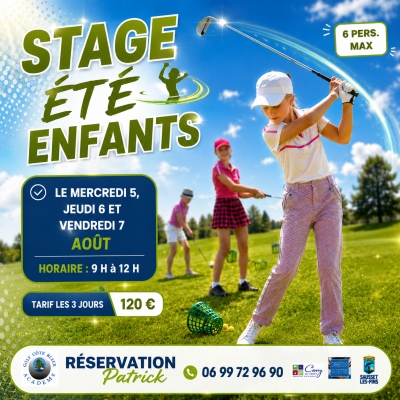 05/08/2026 - Stage Juniors  5, 6 & 7 août