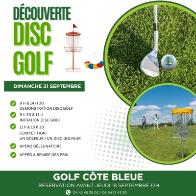 21/09/2025 - Journée découverte du Disc Golf Dimanche 21 septembre