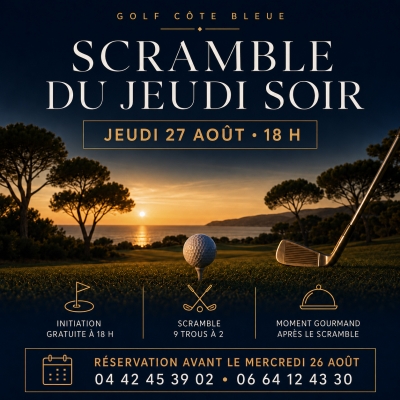 27/08/2026 - SCRAMBLE DU JEUDI 27 AOUT