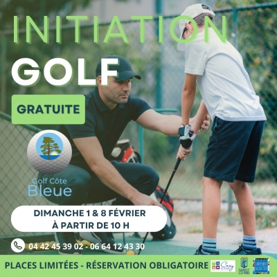 31/01/2026 - Initiation Golf Gratuite - 1 et 8 Février