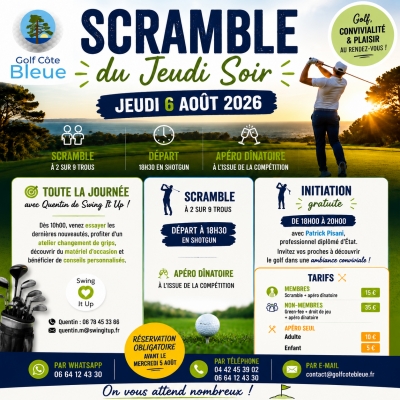 06/08/2026 - SCRAMBLE DU JEUDI